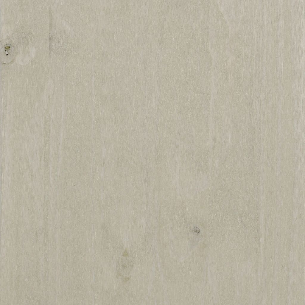 Συρταριέρα HAMAR Λευκή 79 x 40 x 103,5εκ. από Μασίφ Ξύλο Πεύκου