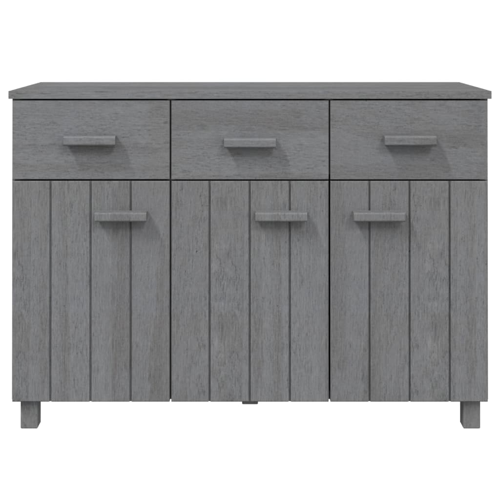 Συρταριέρα HAMAR Σκ. Γκρι 113 x 40 x 80εκ. Μασίφ Ξύλο Πεύκου