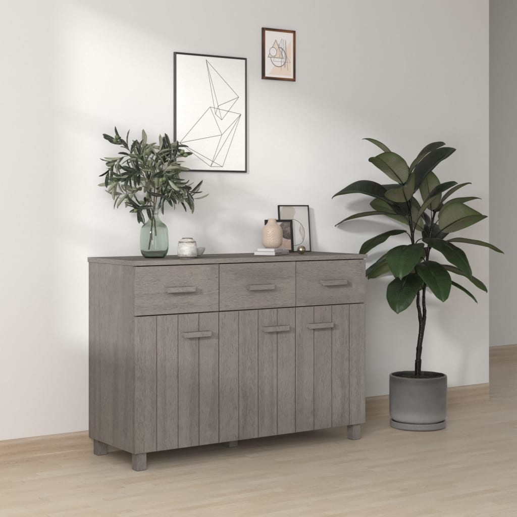 Συρταριέρα HAMAR Αν. Γκρι 113 x 40 x 80εκ. Μασίφ Ξύλο Πεύκου