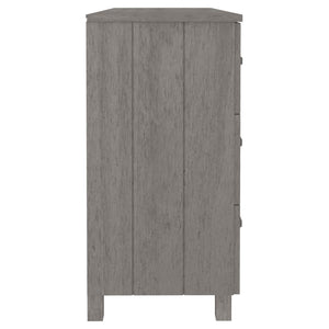 Συρταριέρα HAMAR Αν. Γκρι 113 x 40 x 80εκ. Μασίφ Ξύλο Πεύκου