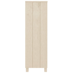 Βιβλιοθήκη HAMAR Καφέ Μελί 85 x 35 x 112 εκ. Μασίφ Ξύλο Πεύκου
