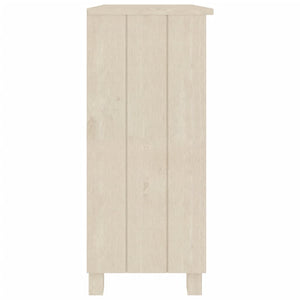 Ντουλάπι HAMAR Καφέ Μελί 85 x 35 x 80 εκ. Μασίφ Ξύλο Πεύκου