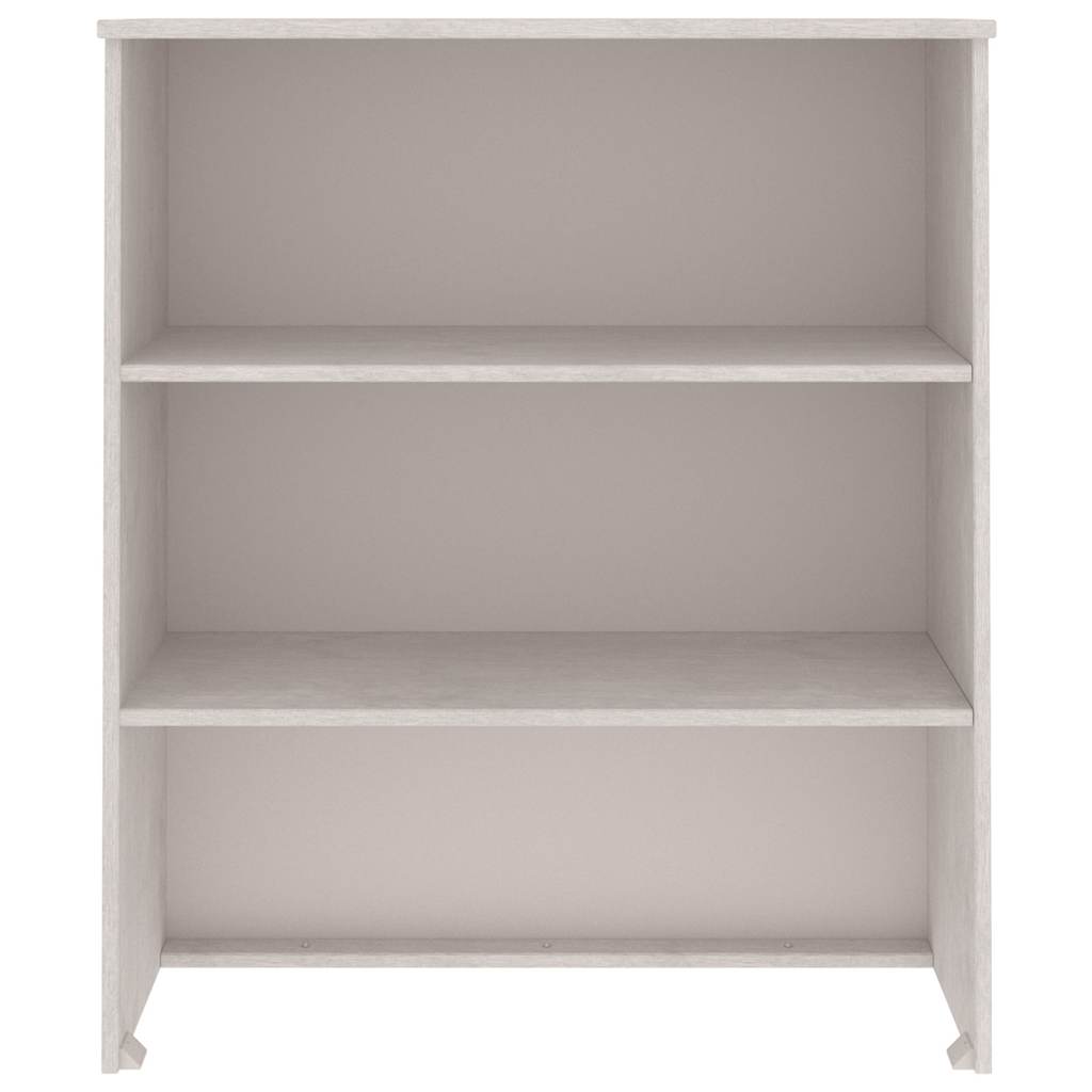 Πάνω Μέρος Ντουλαπιού HAMAR Λευκό 85x35x100 εκ. Μασίφ Πεύκο