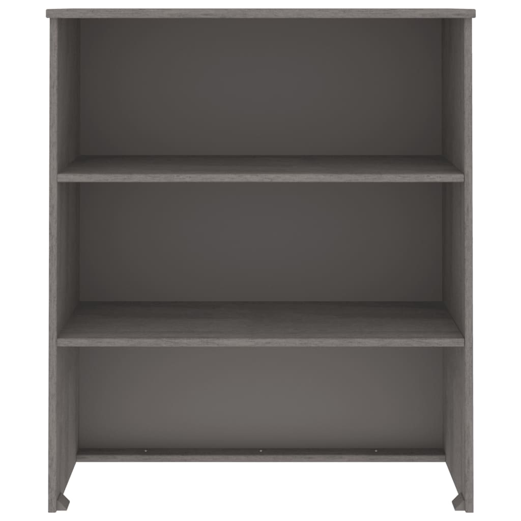 Πάνω Μέρος Ντουλαπιού HAMAR Αν. Γκρι 85x35x100 εκ. Μασίφ Πεύκο