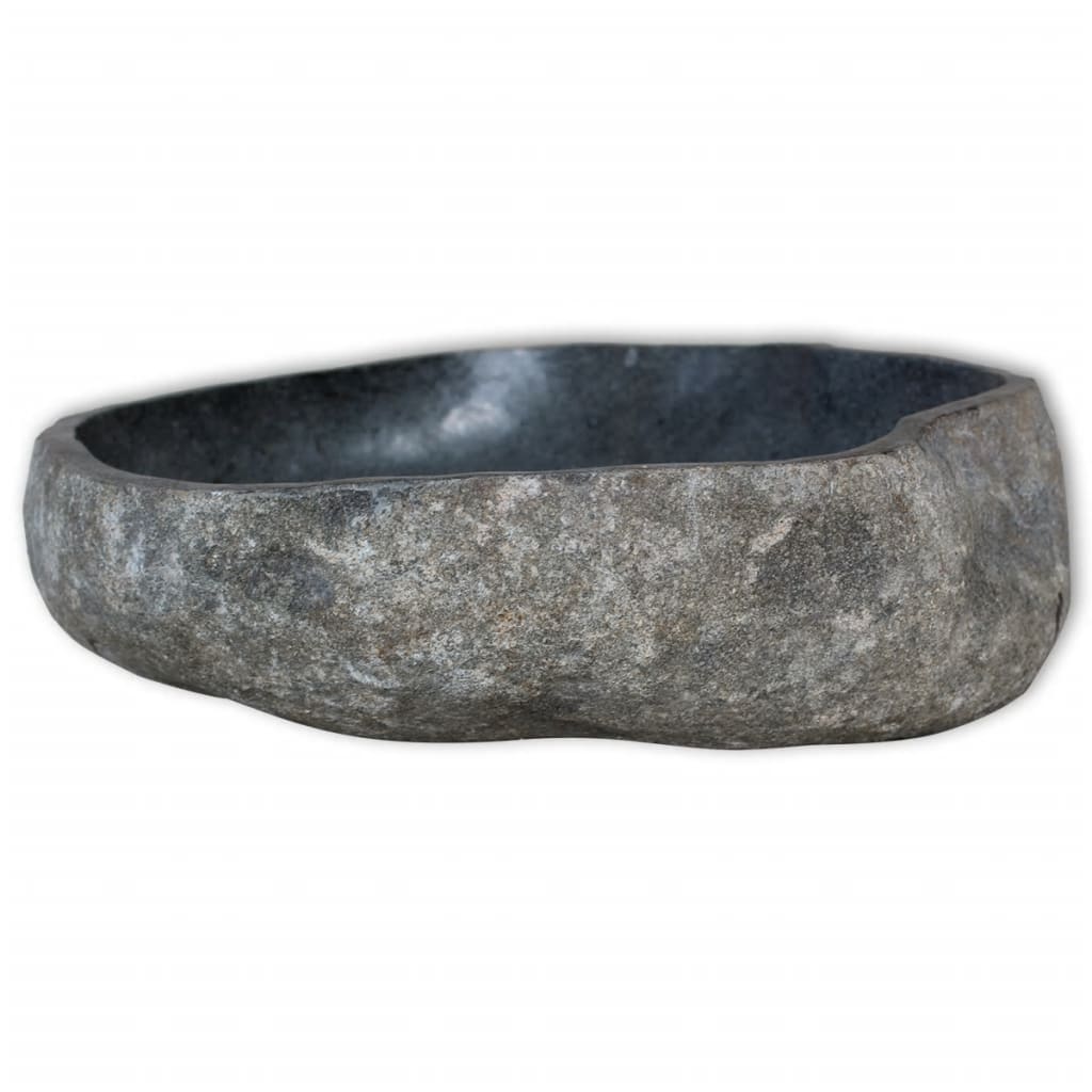 Έπιπλο Μπάνιου με Νιπτήρες River Stone από Μασίφ Ξύλο Teak - PAKOBAZAAR