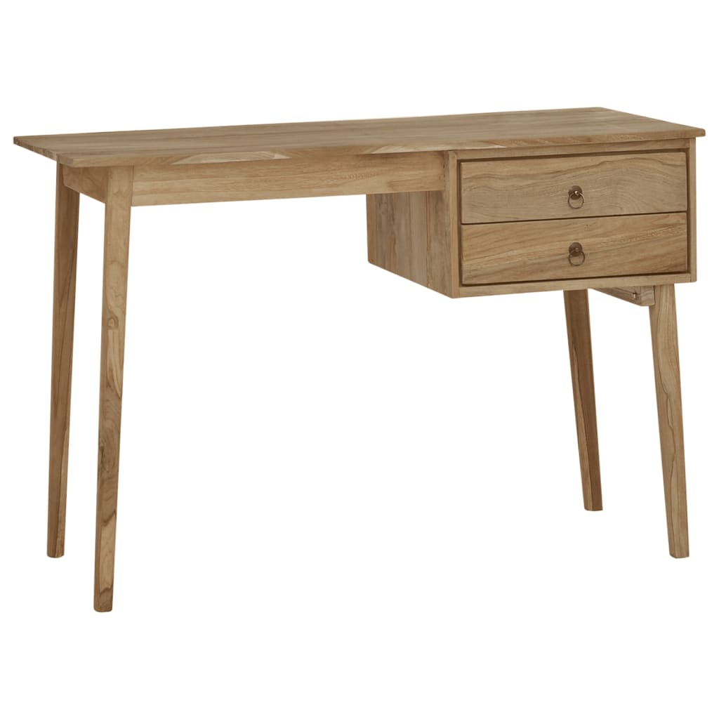 Γραφείο με 2 Συρτάρια 110 x 52 x 75 εκ. από Μασίφ Ξύλο Teak