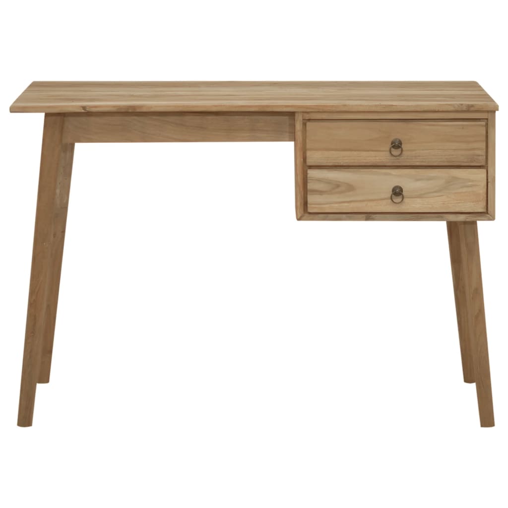 Γραφείο με 2 Συρτάρια 110 x 52 x 75 εκ. από Μασίφ Ξύλο Teak