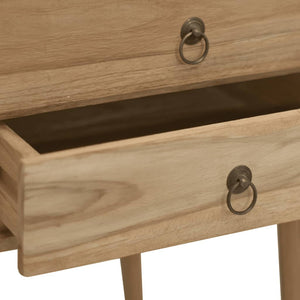 Γραφείο με 2 Συρτάρια 110 x 52 x 75 εκ. από Μασίφ Ξύλο Teak