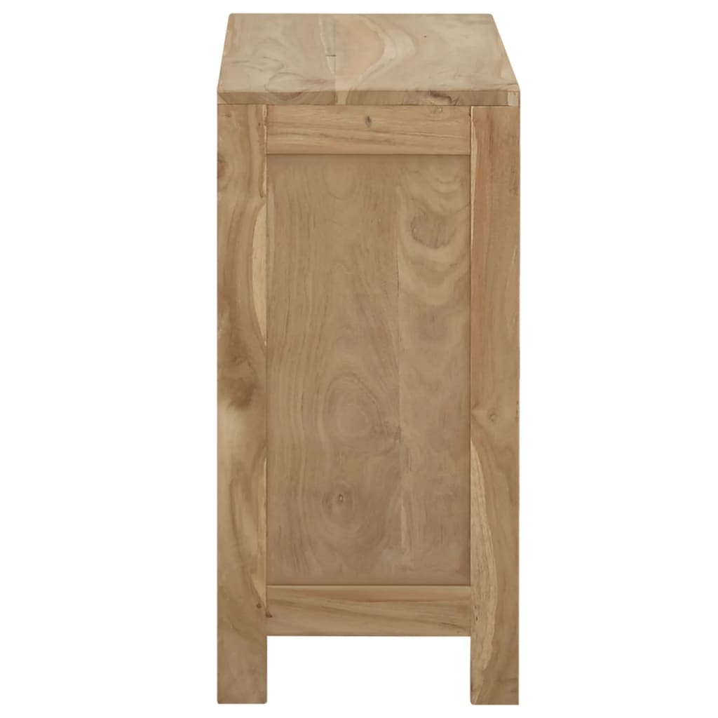 Συρταριέρα 80 x 30 x 55 εκ. από Μασίφ Ξύλο Teak - Pakobazaar