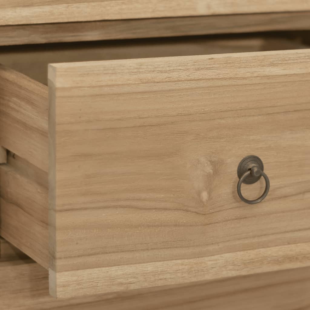 Συρταριέρα 80 x 30 x 55 εκ. από Μασίφ Ξύλο Teak - Pakobazaar