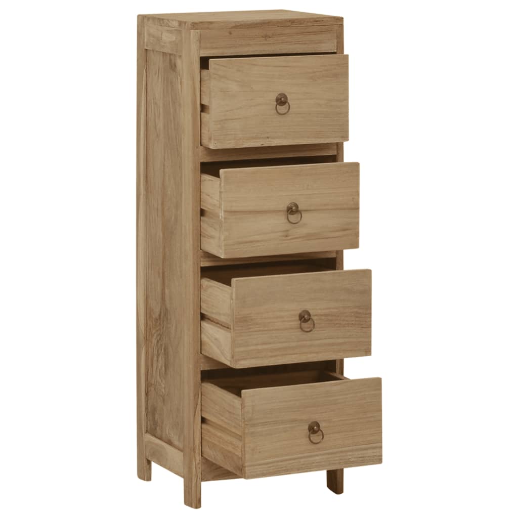 Συρταριέρα 30 x 30 x 90 εκ. από Μασίφ Ξύλο Teak - Pakobazaar