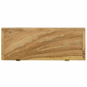 Ράφια Τοίχου 2 τεμ. 40 x 15 x 4 εκ. από Μασίφ Ξύλο Teak