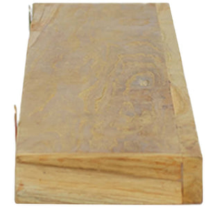 Ράφια Τοίχου 2 τεμ. 110 x 15 x 4 εκ. από Μασίφ Ξύλο Teak