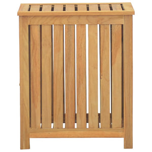 Καλάθι Άπλυτων 50x35x60 εκ. από Μασίφ Ξύλο Teak
