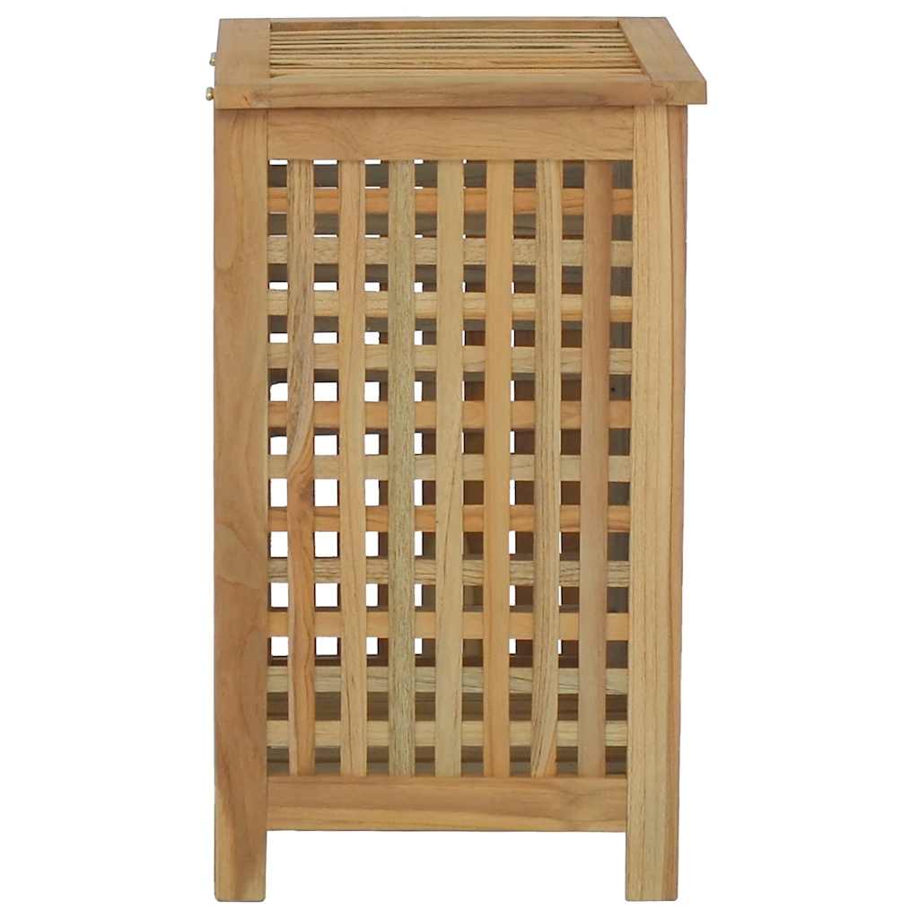 Καλάθι Άπλυτων 50x35x60 εκ. από Μασίφ Ξύλο Teak