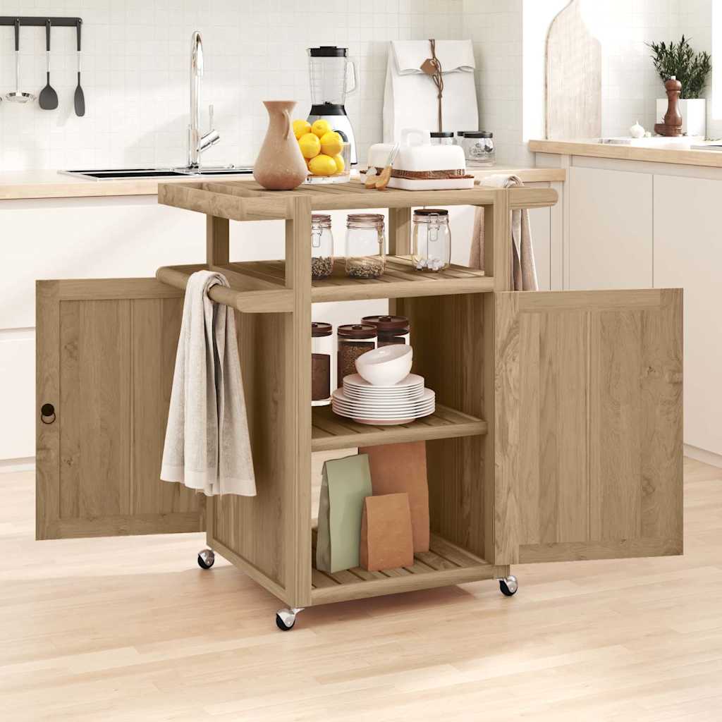 Κάβα Ποτών 70 x 50 x 90 εκ. από Μασίφ Ξύλο Teak