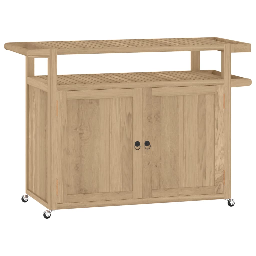 Κάβα Ποτών 120x50x90 εκ. από Μασίφ Ξύλο Teak