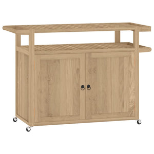 Κάβα Ποτών 120x50x90 εκ. από Μασίφ Ξύλο Teak