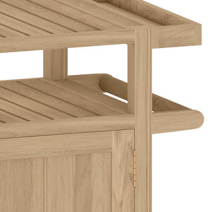 Κάβα Ποτών 120x50x90 εκ. από Μασίφ Ξύλο Teak