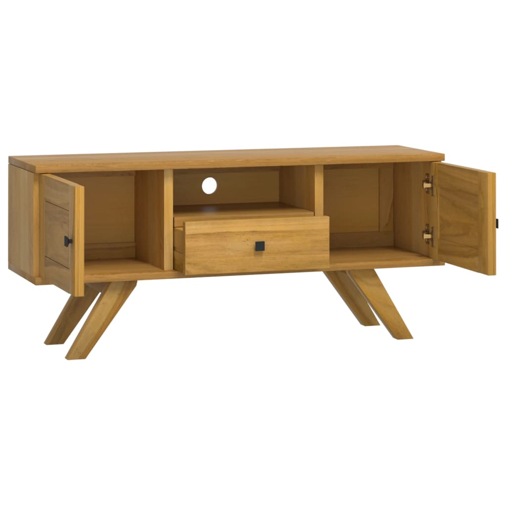 Έπιπλο Τηλεόρασης 110 x 30 x 50 εκ. από Μασίφ Ξύλο Teak - Pakobazaar