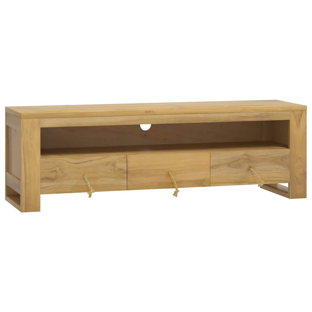 Έπιπλο Τηλεόρασης 110 x 30 x 35 εκ. από Μασίφ Ξύλο Teak