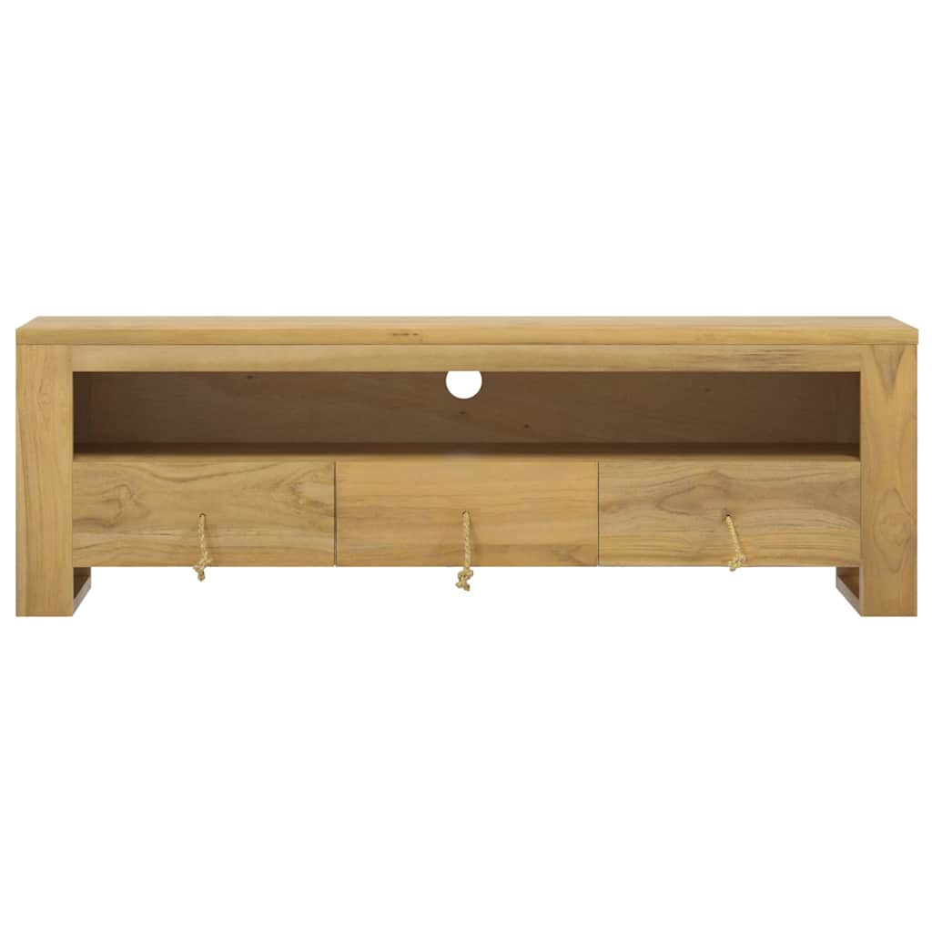 Έπιπλο Τηλεόρασης 110 x 30 x 35 εκ. από Μασίφ Ξύλο Teak