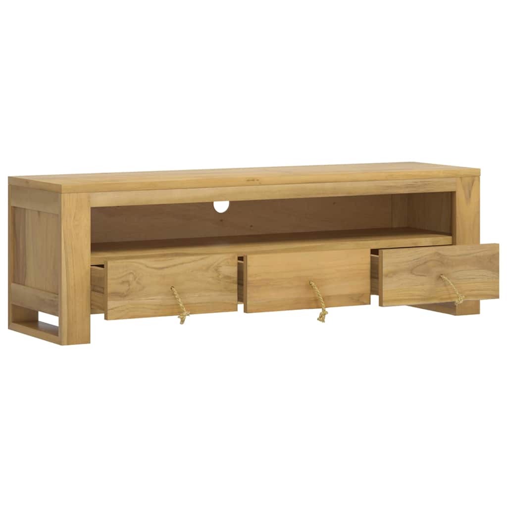 Έπιπλο Τηλεόρασης 110 x 30 x 35 εκ. από Μασίφ Ξύλο Teak
