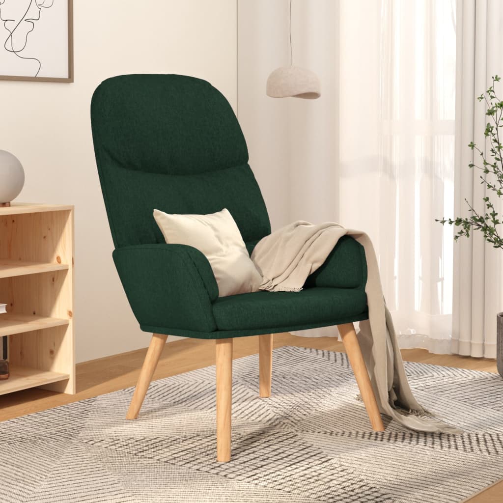 Πολυθρόνα Relax Σκούρο Πράσινο Υφασμάτινη