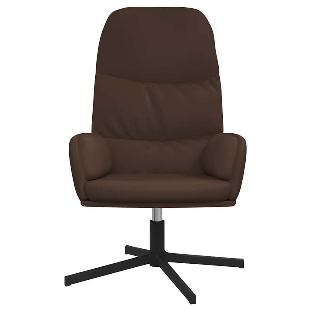 Πολυθρόνα Relax Καφέ από Συνθετικό Δέρμα