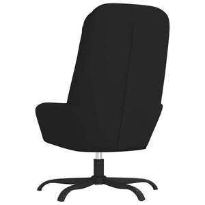 Πολυθρόνα Relax Μαύρη Βελούδινη