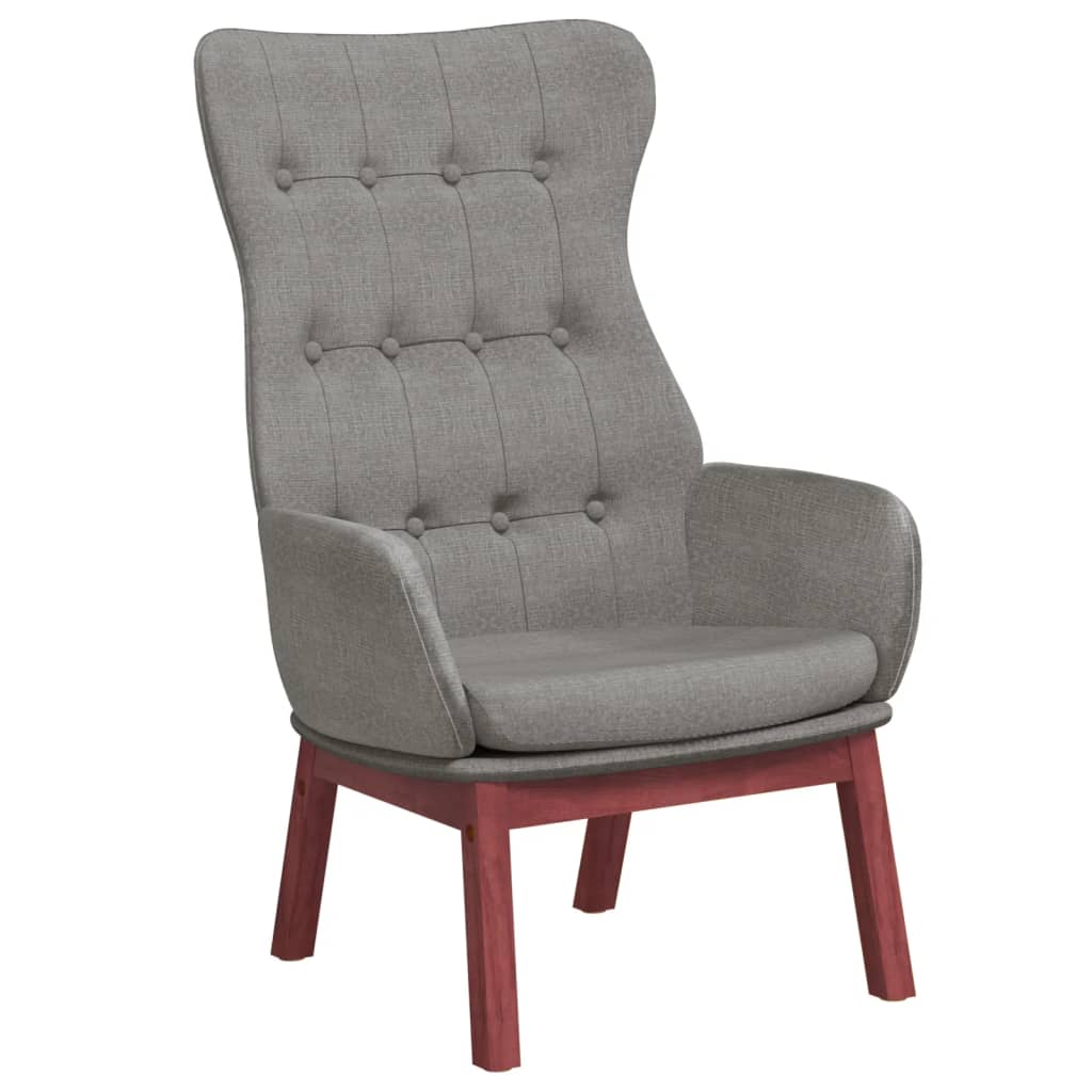 Πολυθρόνα Relax Ανοιχτό Γκρι Υφασμάτινη - Pakobazaar