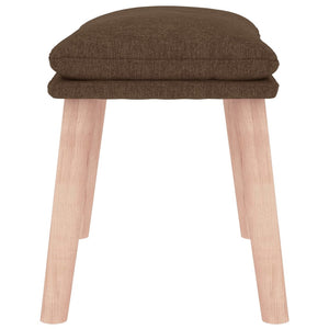 Υποπόδιο Καφέ 45 x 29,5 x 35 εκ. Υφασμάτινο - Pakobazaar