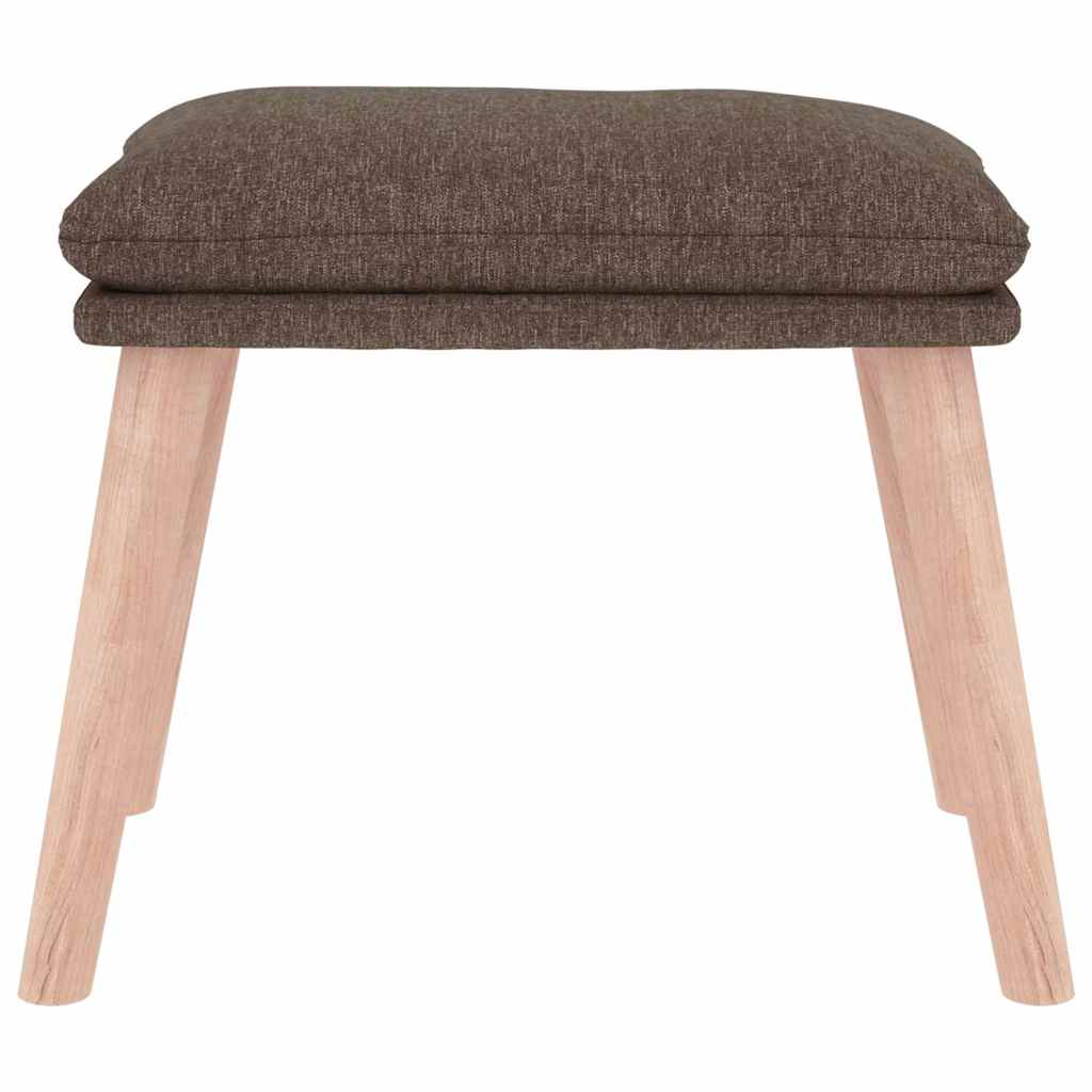 Υποπόδιο Taupe 45 x 29,5 x 35 εκ. Υφασμάτινο - Pakobazaar