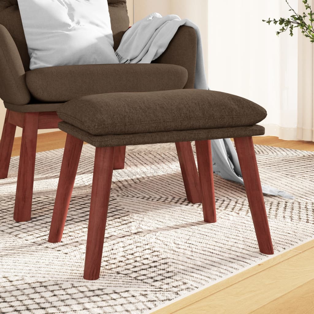 Υποπόδιο Καφέ 45 x 29,5 x 35 εκ. Υφασμάτινο - Pakobazaar