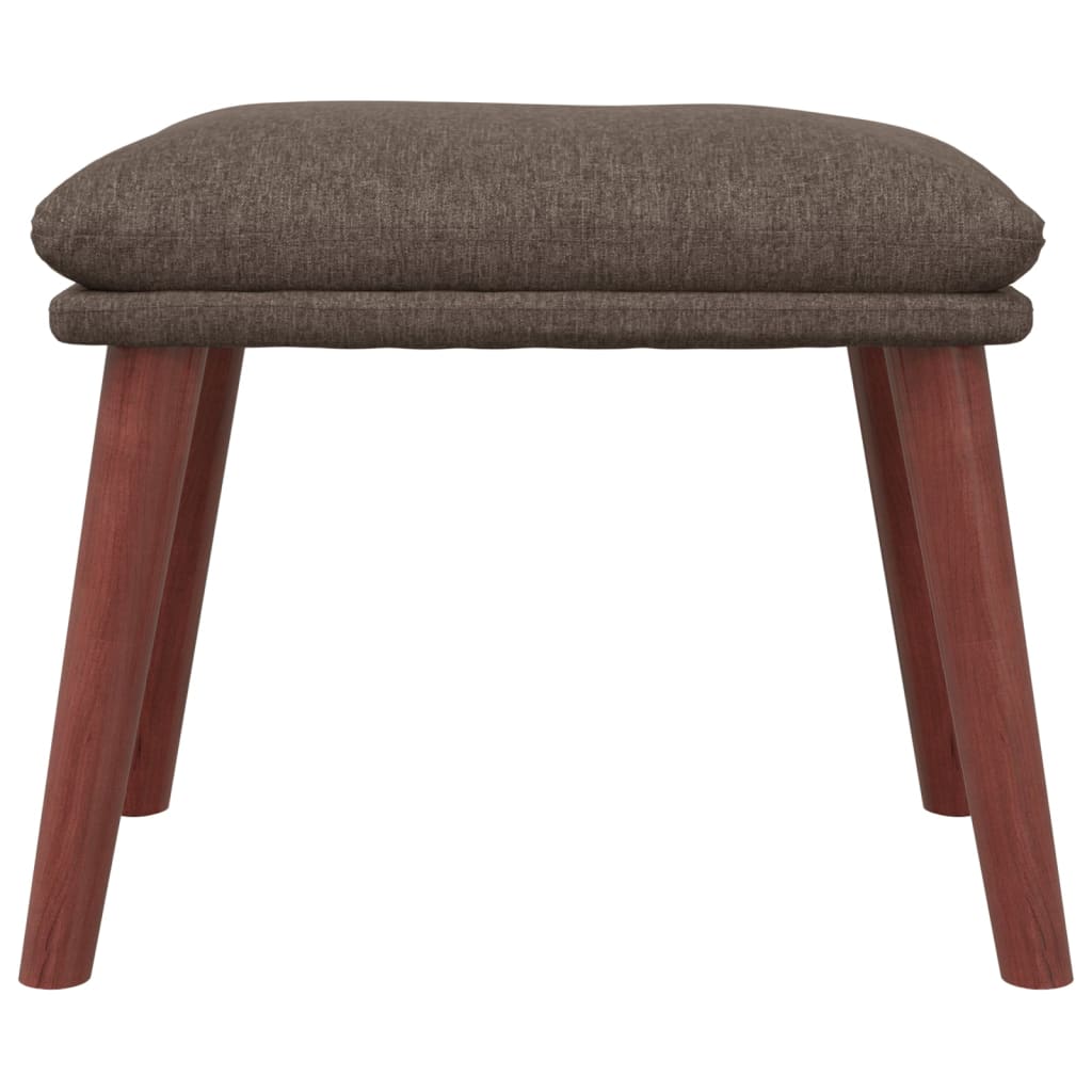 Υποπόδιο Taupe 45 x 29,5 x 35 εκ. Υφασμάτινο - Pakobazaar