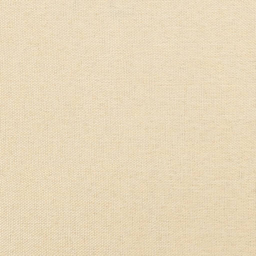Υποπόδιο Κρεμ 45x29,5x35 εκ. Υφασμάτινο - Pakobazaar
