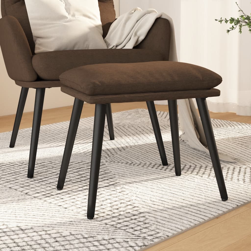 Υποπόδιο Καφέ 45 x 29,5 x 35 εκ. Υφασμάτινο - Pakobazaar