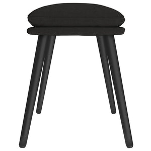 Υποπόδιο Μαύρο 45 x 29,5 x 35 εκ. Υφασμάτινο - Pakobazaar
