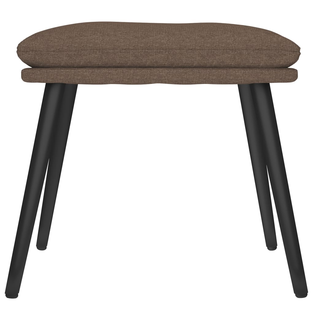 Υποπόδιο Taupe 45 x 29,5 x 35 εκ. Υφασμάτινο