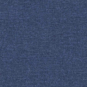 Υποπόδιο Μπλε 60x60x36 εκ. Ύφασμα & Συνθετικό Δέρμα