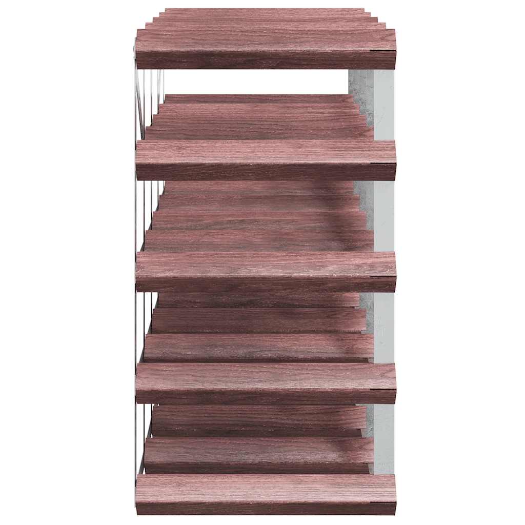 Ραφιέρα Κρασιών για 20 Μπουκάλια Καφέ από Μασίφ Ξύλο Πεύκου - Pakobazaar