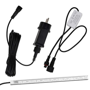 Σιντριβάνι Πισίνας με RGB LED & Σετ Βυσμάτων 50 εκ. Ακρυλικό