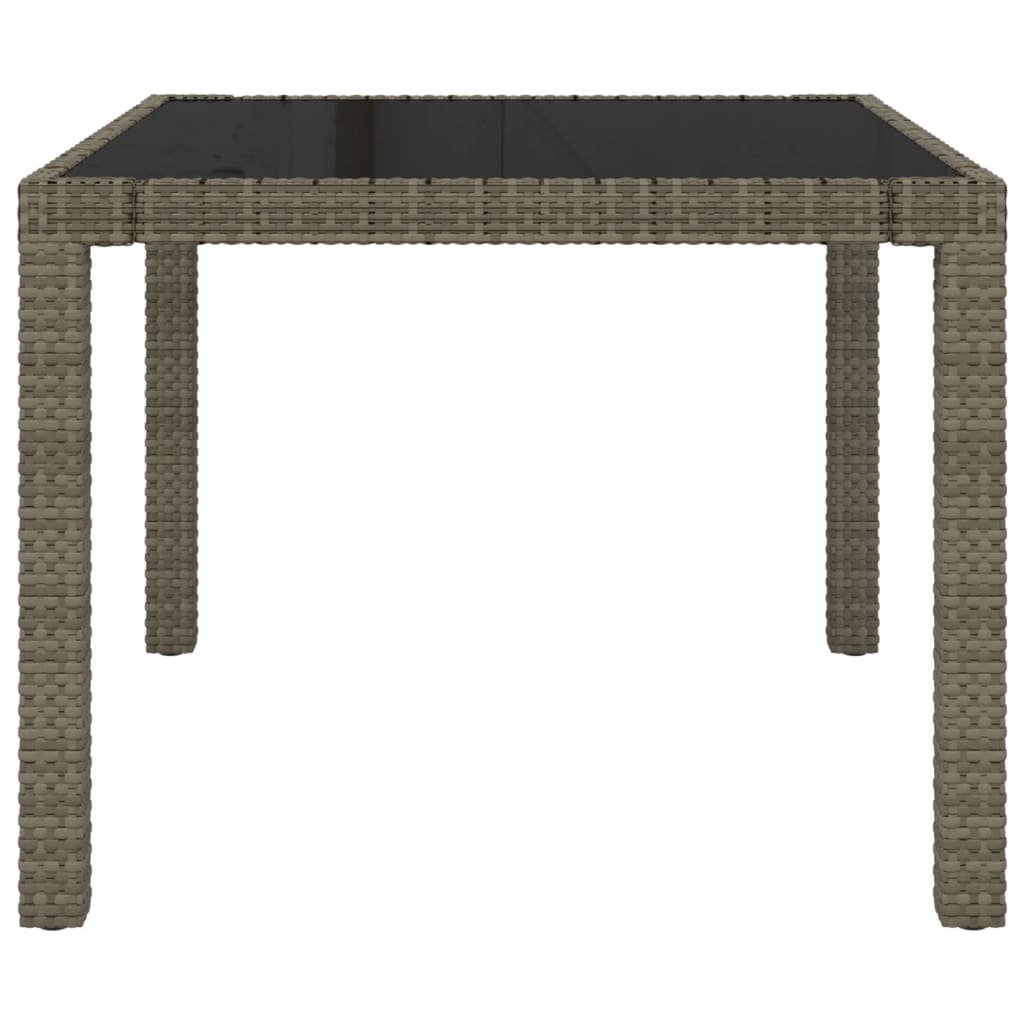 Τραπεζαρία Εξωτ. Χώρου Σετ 3 τεμ. Γκρι Συνθ. Ρατάν με Μαξιλάρια - PAKOBAZAAR