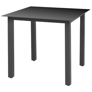 Σετ Τραπεζαρίας Κήπου 3 τεμ. με Μαξιλάρια Μαύρο Συνθετικό Ρατάν
