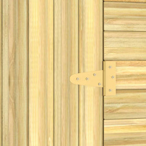 Αποθήκη Κήπου 100x110x218 εκ. από Εμποτισμένο Ξύλο Πεύκου