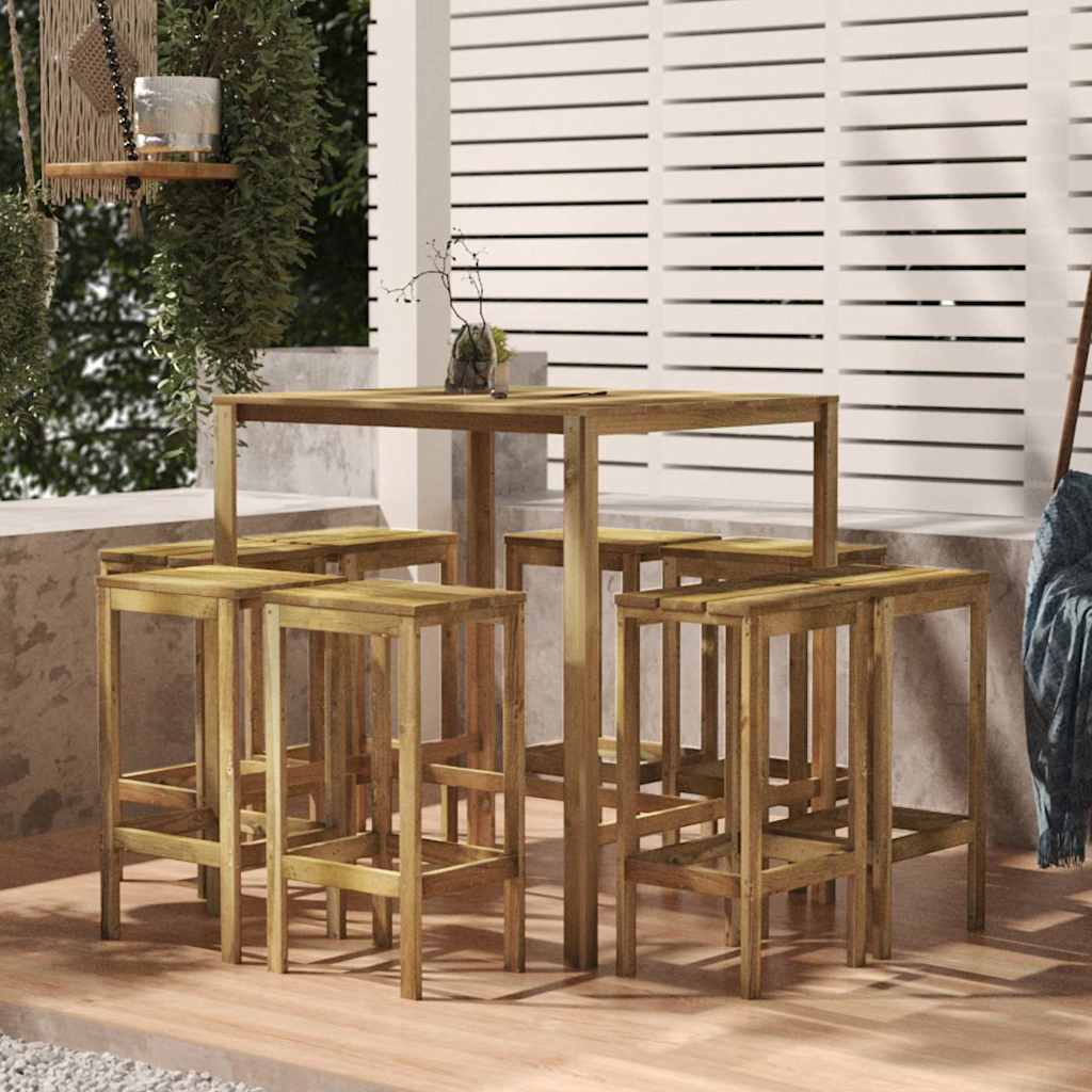 Τραπέζι Μπαρ 110 x 100 x 110 εκ. από Εμποτισμένο Ξύλο Πεύκου
