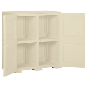 Πλαστικό Ντουλάπι Angora Λευκό 79 x 43 x 85,5εκ με Σχέδιο Ξύλου - Pakobazaar