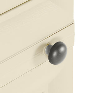 Πλαστικό Ντουλάπι Angora Λευκό 40 x 43 x 125εκ. με Σχέδιο Ξύλου
