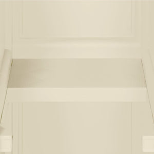 Πλαστικό Ντουλάπι Angora Λευκό 40 x 43 x 125εκ. με Σχέδιο Ξύλου