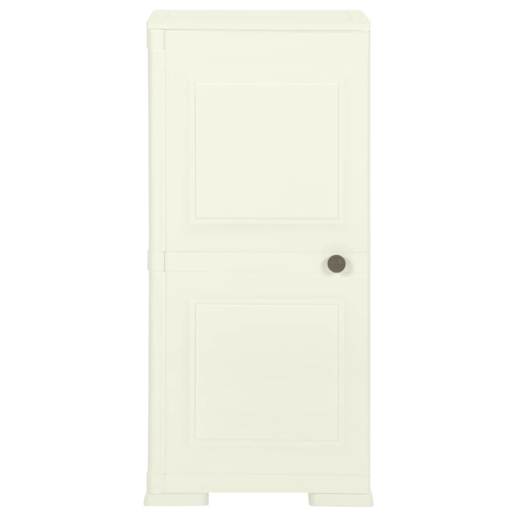 Πλαστικό Ντουλάπι Κρεμ Ανοιχτό 40 x 43 x 85,5εκ με Σχέδιο Ξύλου